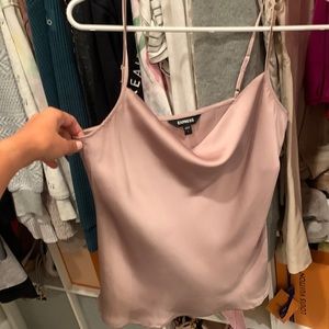 Express silk tank top-size small